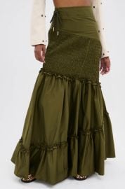 IT ONLY GETS BETTER RUCHED MAXI SKIRT AKIRA at Akira