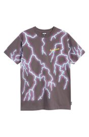 Icecream Mens Silver Lightning Graphic Tee in Asphalt Size Small at Nordstrom