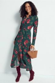 Icon Button Up Collared Maxi Dress by Favorite Daughter Rent the Runway at Rent the Runway