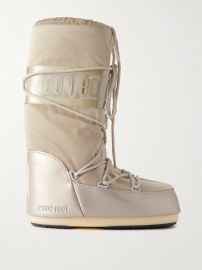 Icon Glance shell and PVC snow boots at Net a Porter