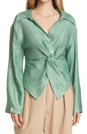 Idris Ruched Long Sleeve Blouse at Nordstrom