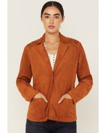 Idyllwind Womens Pasadena Embroidered Faux Suede Blazer Boot Barn at Boot Barn