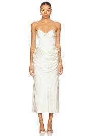 Ilaria Corset Midi Dress at Revolve