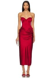 Ilaria Corset Midi Dress at Revolve