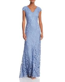 Illusion Lace Gown  Tadashi Shoji at Bloomingdales