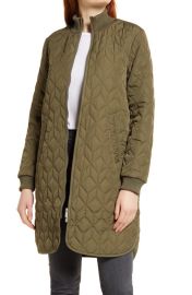 Ilse Jacobsen Isle Jacobsen Long Quilted Jacket at Nordstrom