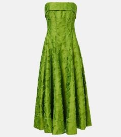 Imogen jacquard bustier dress at Mytheresa