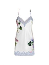 In Bloom And I Love Her Satin Chemise  SaksFifthAvenue at Saks Fifth Avenue