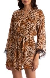 In Bloom by Jonquil Angela Leopard Print Robe at Nordstrom