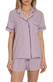 In Bloom by Jonquil Beautiful Dreamer Stripe Short Pajamas in Pink  at Nordstrom