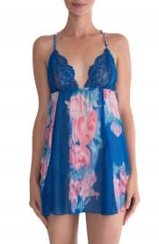 In Bloom by Jonquil Lace Racerback Floral Chemise at Nordstrom