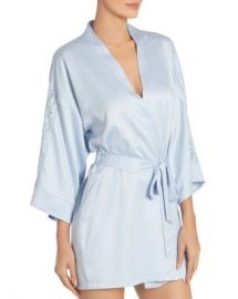 In Bloom by Jonquil Lace-Trim Satin Wrap Robe Women - Bloomingdale s at Bloomingdales