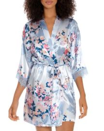 In Bloom by Jonquil Printed Lace Trim Robe   Bloomingdales at Bloomingdales