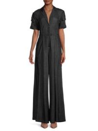 In Earnest by Byron Lars Wide-Leg Denim Jumpsuits on SALE at Saks Off 5th