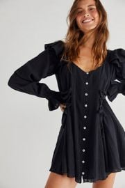 In The Mood For Frills Mini Dress at Free People