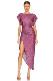 In The Mood For Love Bercot Dress in Pompadour Pink at Revolve