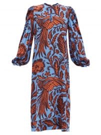 Indus Valley printed silk maxi dress at Matches