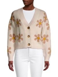 Industry Republic Clothing Woven Daisy Cardigan on SALE at Saks Off 5th