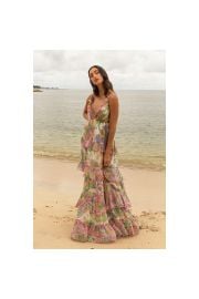 Ingrid Long Dress Multico Miss June Paris at Miss June