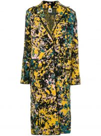 Ink Splatter Print Coat by M Missoni at Farfetch