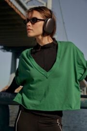 Inspire V Neck Tee at Free People