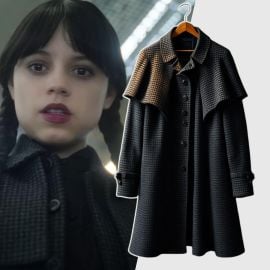 Inspired From Addams Jenna Wednesday S2 Cosplay Coat Women39s Wool Long Coat - at Etsy