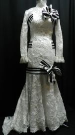 Inspired by My Fair Lady Eliza Doolittle White Lace Dress Custom Made to Your Size - at Etsy