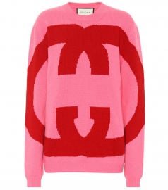 Intarsia wool sweater at Mytheresa