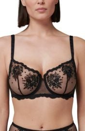 Intrigue Sheer Underwire Demi Bra at Nordstrom