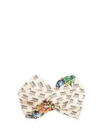 Invite and flowers-print silk headband at Matches