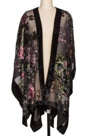 Ione Velvet Burnout Ruana at Nordstrom Rack