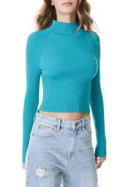 Irena Crop Wool Blend Rib Sweater at Nordstrom