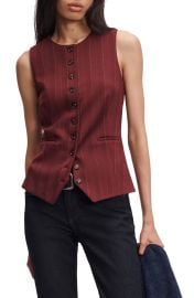 Irina Ponte Jacquard Long Vest at Nordstrom