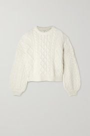 Irina cable-knit sweater at Net a Porter