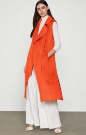 Iris Long Vest at BCBGMAXAZRIA