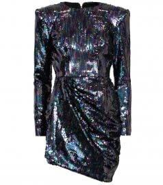 Iris sequined mini dress at Mytheresa