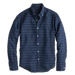 Irish Linen Stripe Shirt at J. Crew