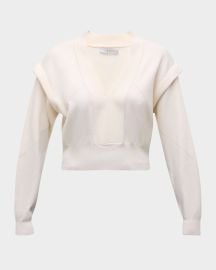 Iro Azura V-Neck Merino Wool Sweater at Neiman Marcus