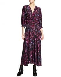 Iro Each Abstract Printed Midi Dress at Neiman Marcus