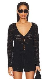 Iro Leylae Cardigan In Black at Revolve