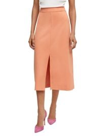 Isaac Mizrahi New York Front Vent Ponte Knit Skirt at Nordstrom