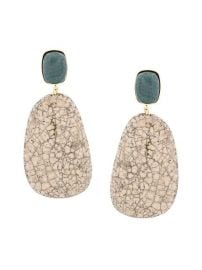 Isabel Marant   201 toile Stone Drop Earrings at Farfetch