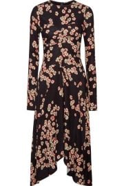 Isabel Marant   Diana asymmetric floral-print stretch-crepe dress at Net A Porter