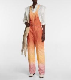 Isabel Marant - Keishatd dgrad cotton and linen jumpsuit at Mytheresa