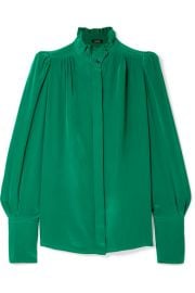 Isabel Marant - Lamia ruffle-trimmed silk blouse at Net A Porter