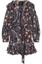 Isabel Marant - Ullo embellished floral-print cotton dress at Net A Porter