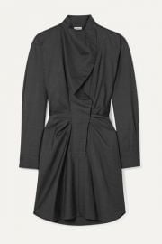 WornOnTV: Kelly’s dark grey asymmetric shirtdress on Live with Kelly ...