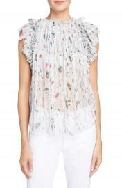 Isabel Marant   toile Erell Print Silk Top   Nordstrom at Nordstrom