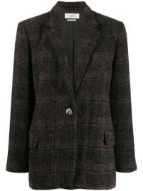 Isabel Marant   toile Korix Plaid Jacket - Farfetch at Farfetch