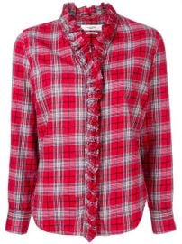 Isabel Marant   toile Plaid long-sleeve Shirt - Farfetch at Farfetch